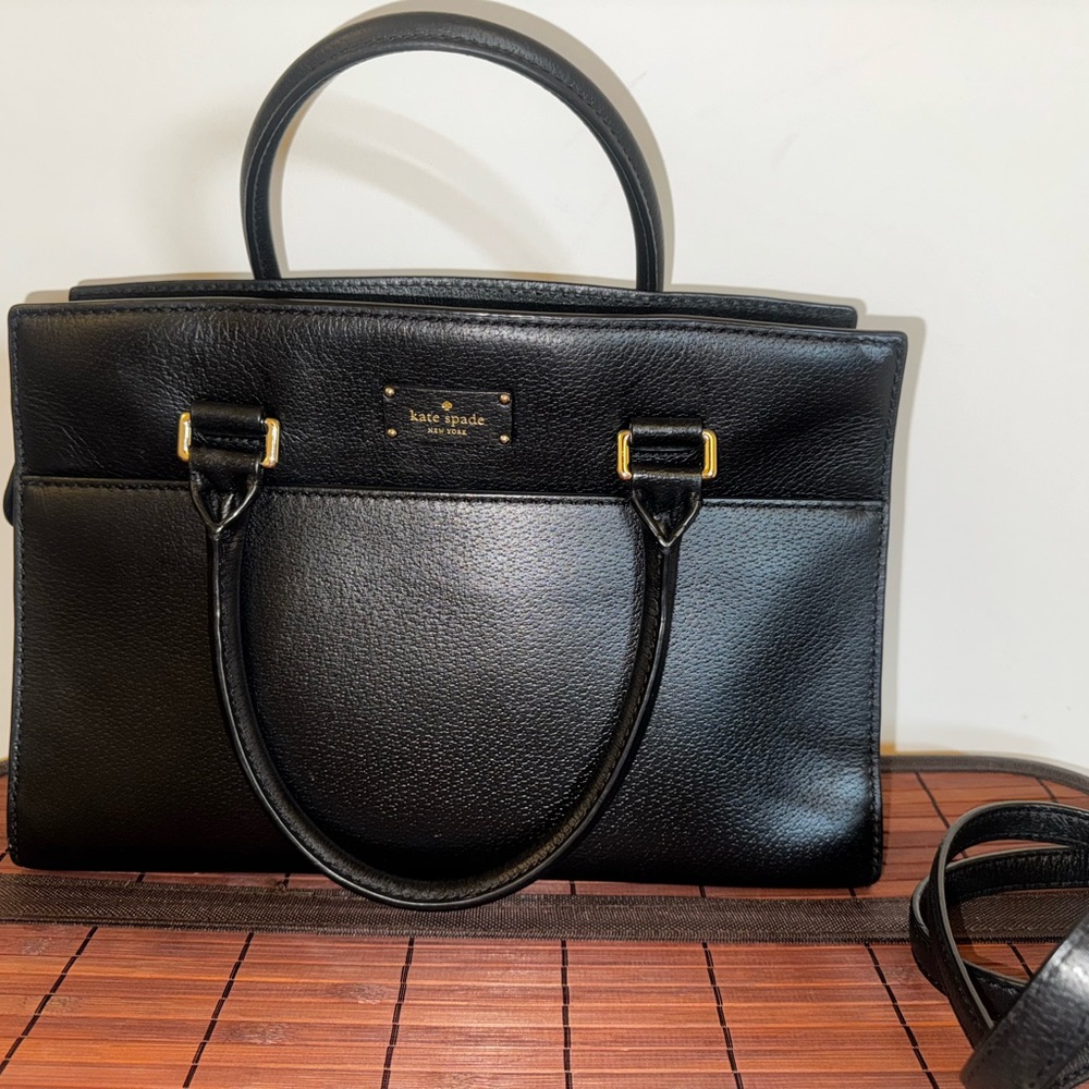 Kate Spade Black Leather Handbag